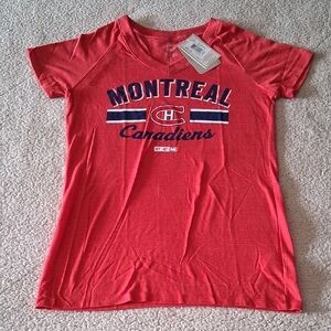 New CCM Red Hockey Team Tee Montreal Canadiens